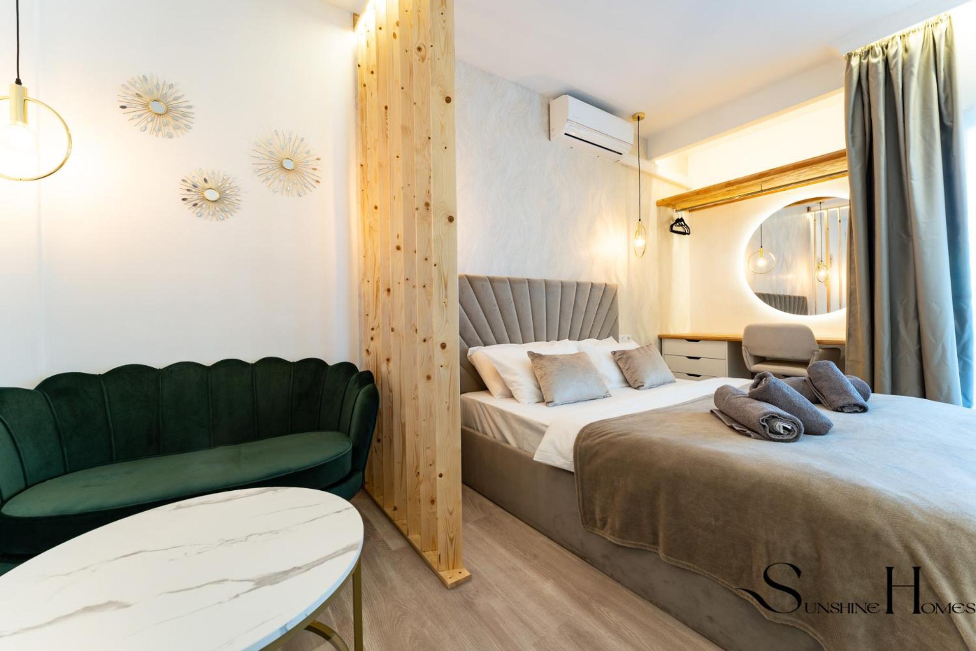 Seaview Beachfront Studio With Aqua Park & Balcony Benalmádena Exterior foto